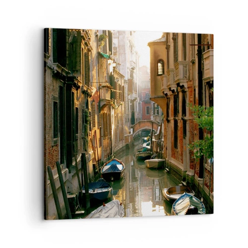 Tablou pe pânză - Pe o străduță venețiană - 60x60 cm