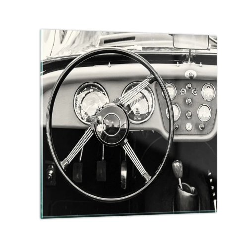 Tablou pe sticlă - Visul unui colecționar - 60x60 cm