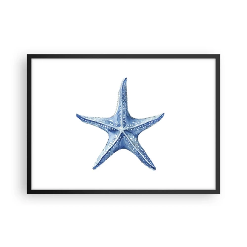 Poster în ramă neagră - Steaua mării - 70x50 cm