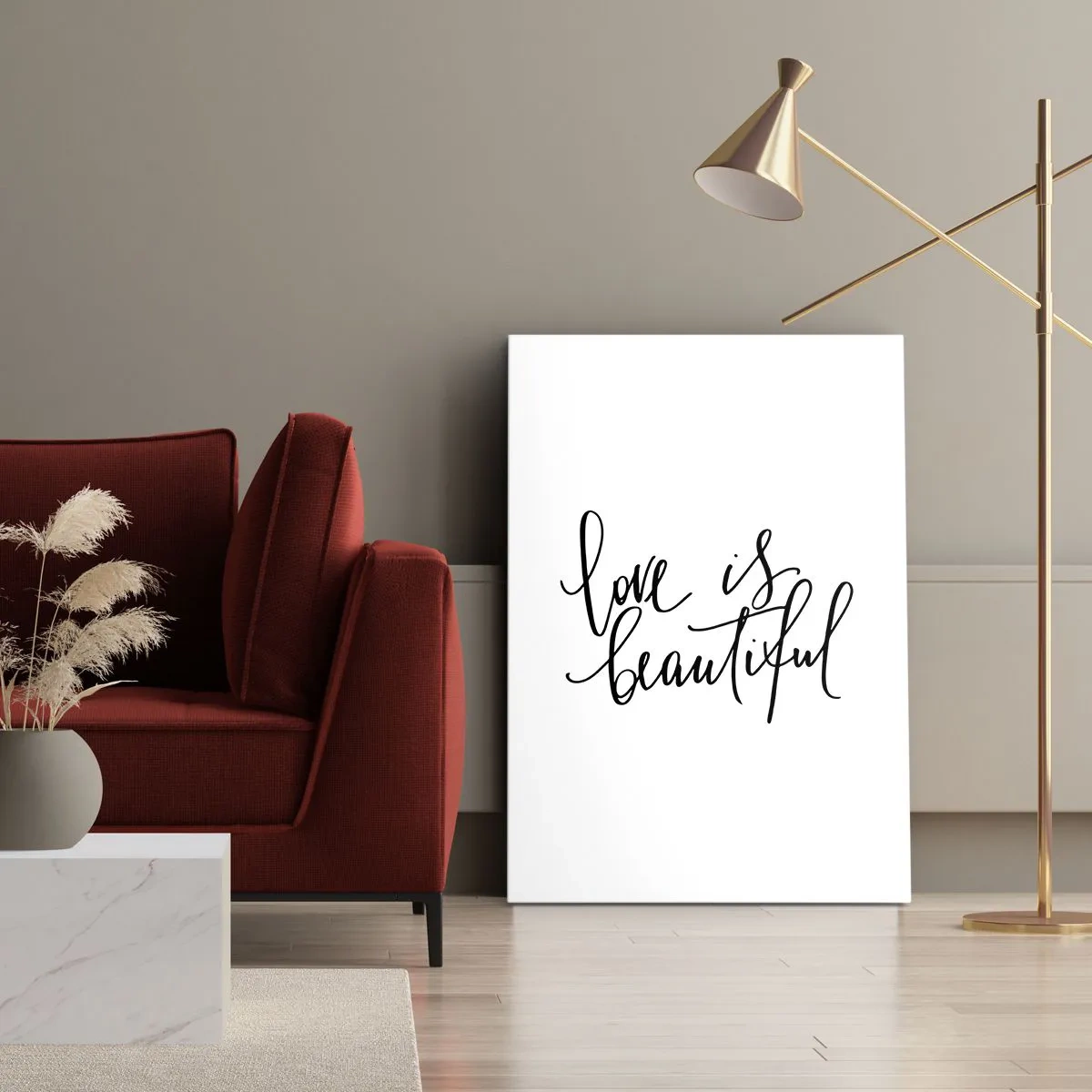 Tablou pe pânză - Citiți și repetați - 70x100 cm