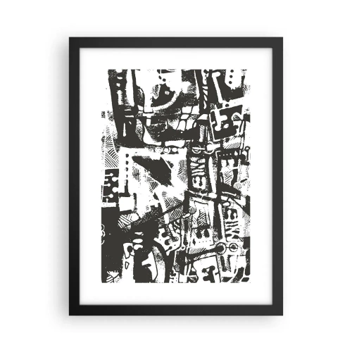 Poster în ramă neagră - Ordine sau haos? - 30x40 cm