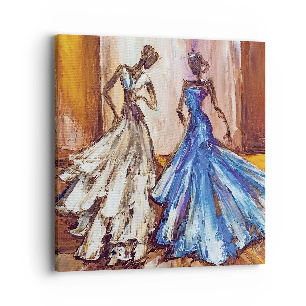 Tablou pe pânză - Duetul fermecător - 40x40 cm