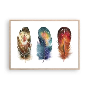 Poster în ramă de stejar deschis - Ritualuri, rituri, mistere - 100x70 cm