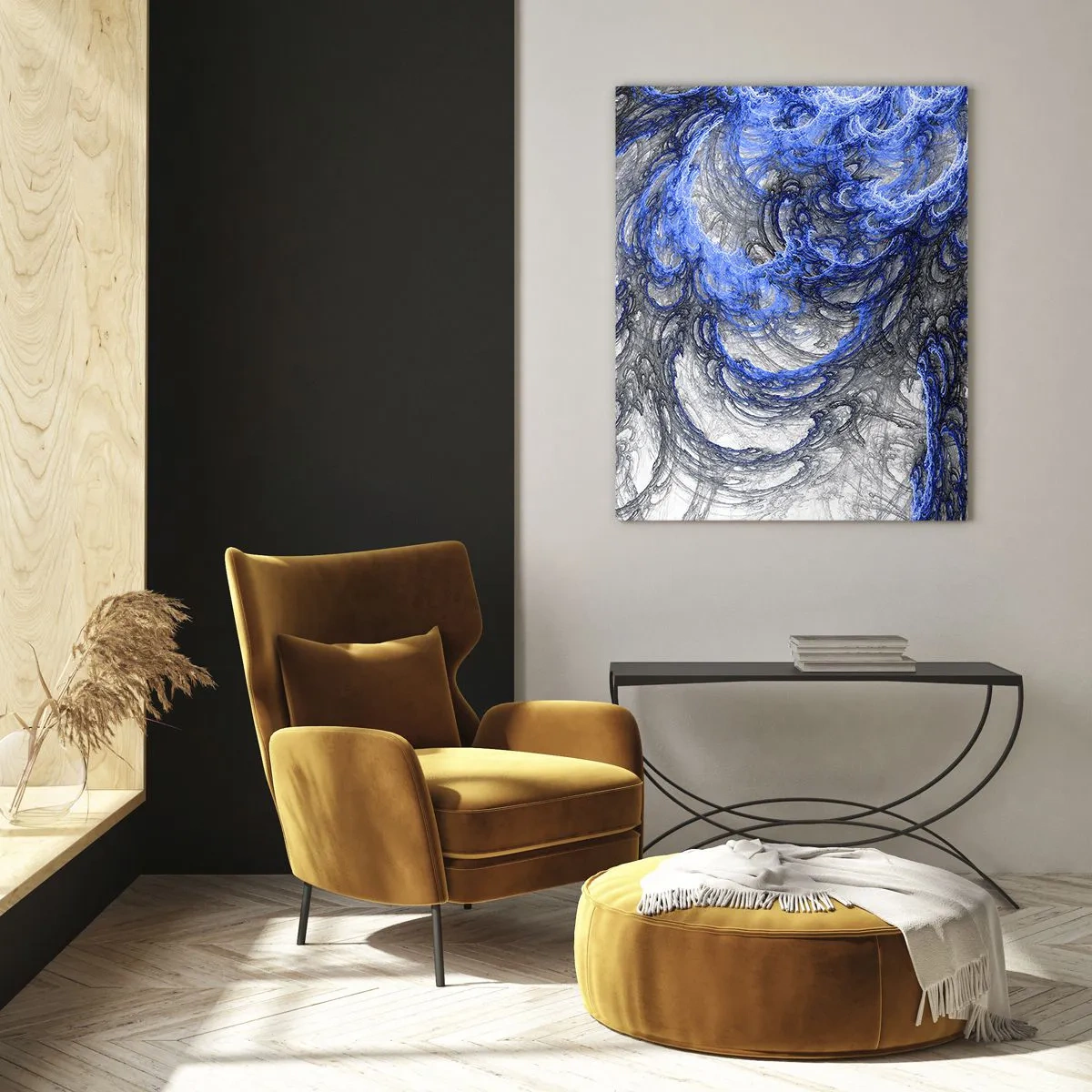 Tablou pe sticlă - Nașterea unui val - 50x70 cm