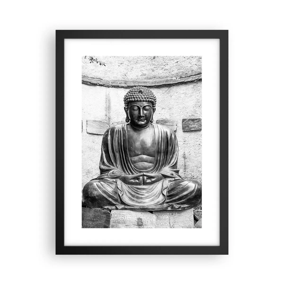 Poster în ramă neagră - La sursa păcii - 30x40 cm