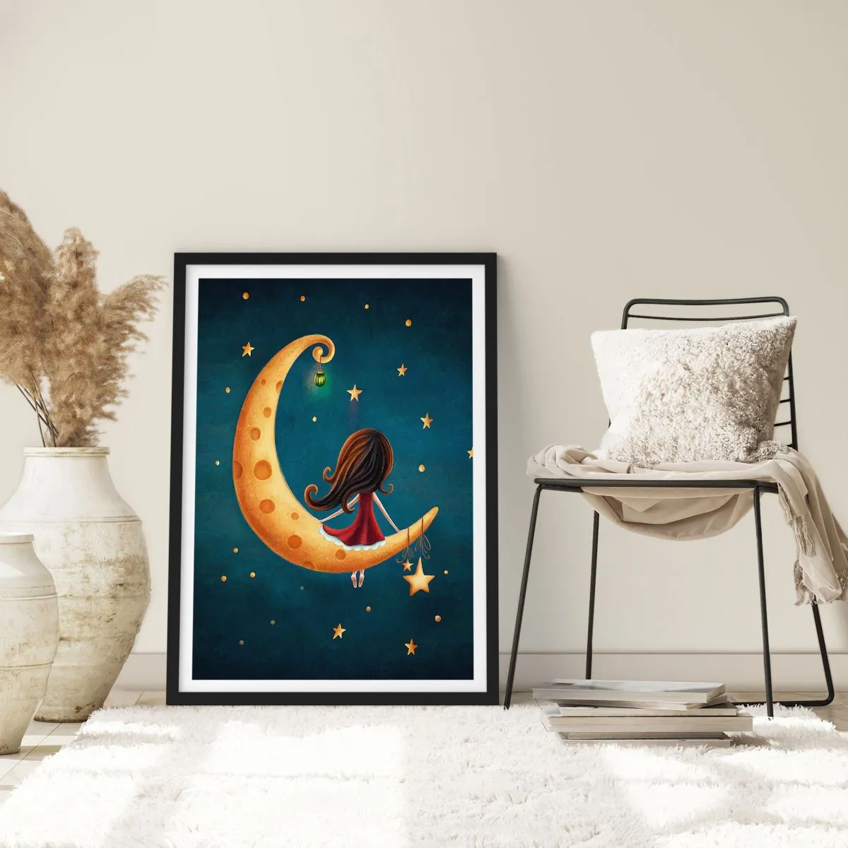 Poster în ramă neagră - A fost odată ca niciodată... - 61x91 cm