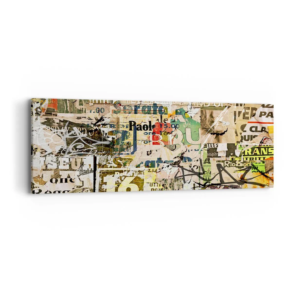 Tablou pe pânză - Oh, se întâmplă... - 90x30 cm