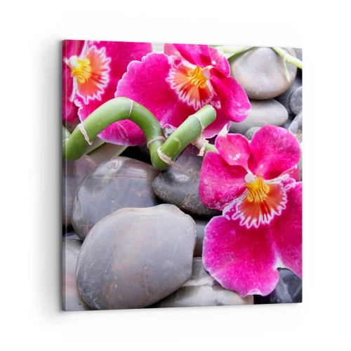 Tablou pe pânză - Frig și căldură - 60x60 cm