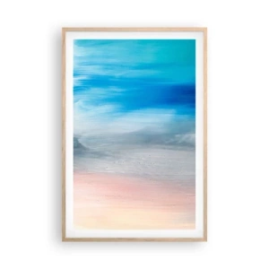 Poster în ramă de stejar deschis - Elemente: aer - 61x91 cm
