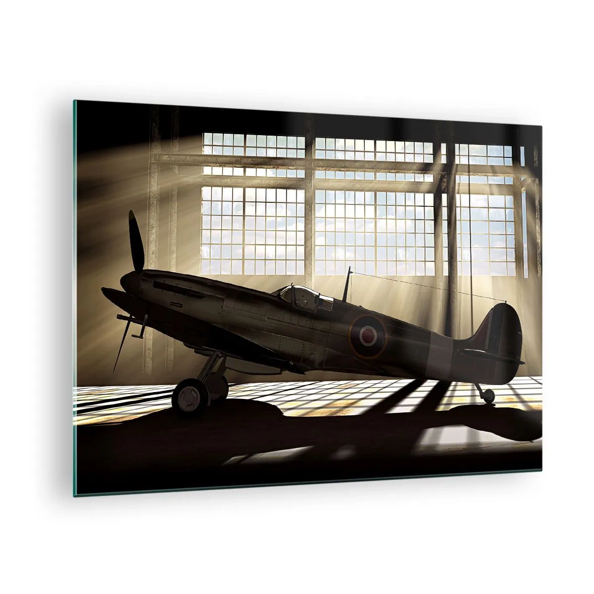 Tablou pe sticlă - Odihna războinicului - 70x50cm - Odihna războinicului - Decorațiune modernă pentru perete pentru living și dormitor ARTTOR