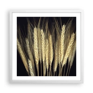 Poster în ramă albă - Magie rustică - 50x50 cm