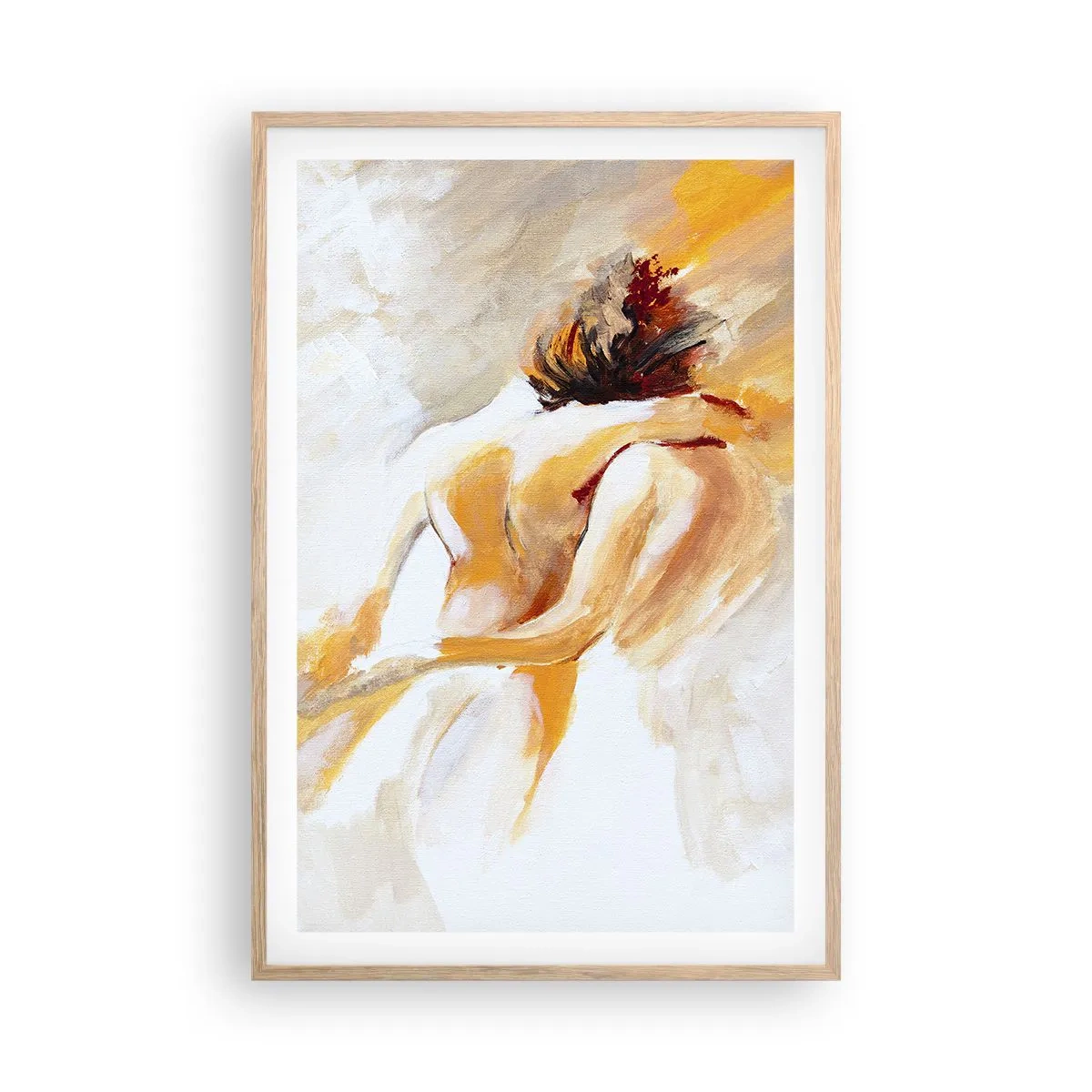 Poster în ramă de stejar deschis - În cerul proximității - 61x91 cm