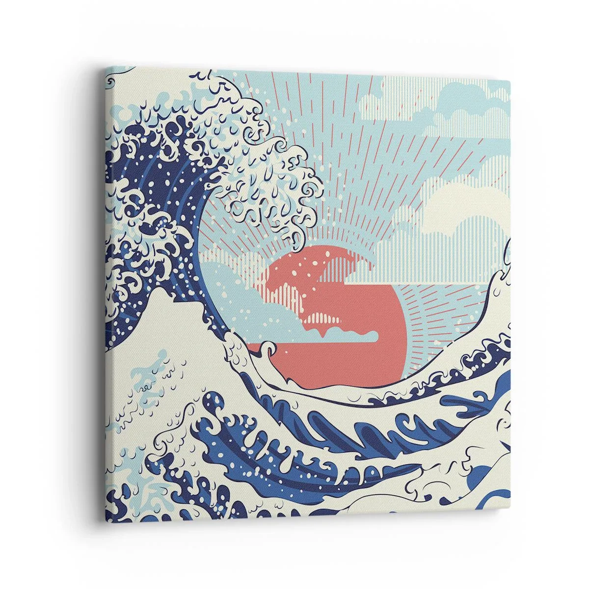 Tablou pe pânză - Din inspirații japoneze - 40x40 cm