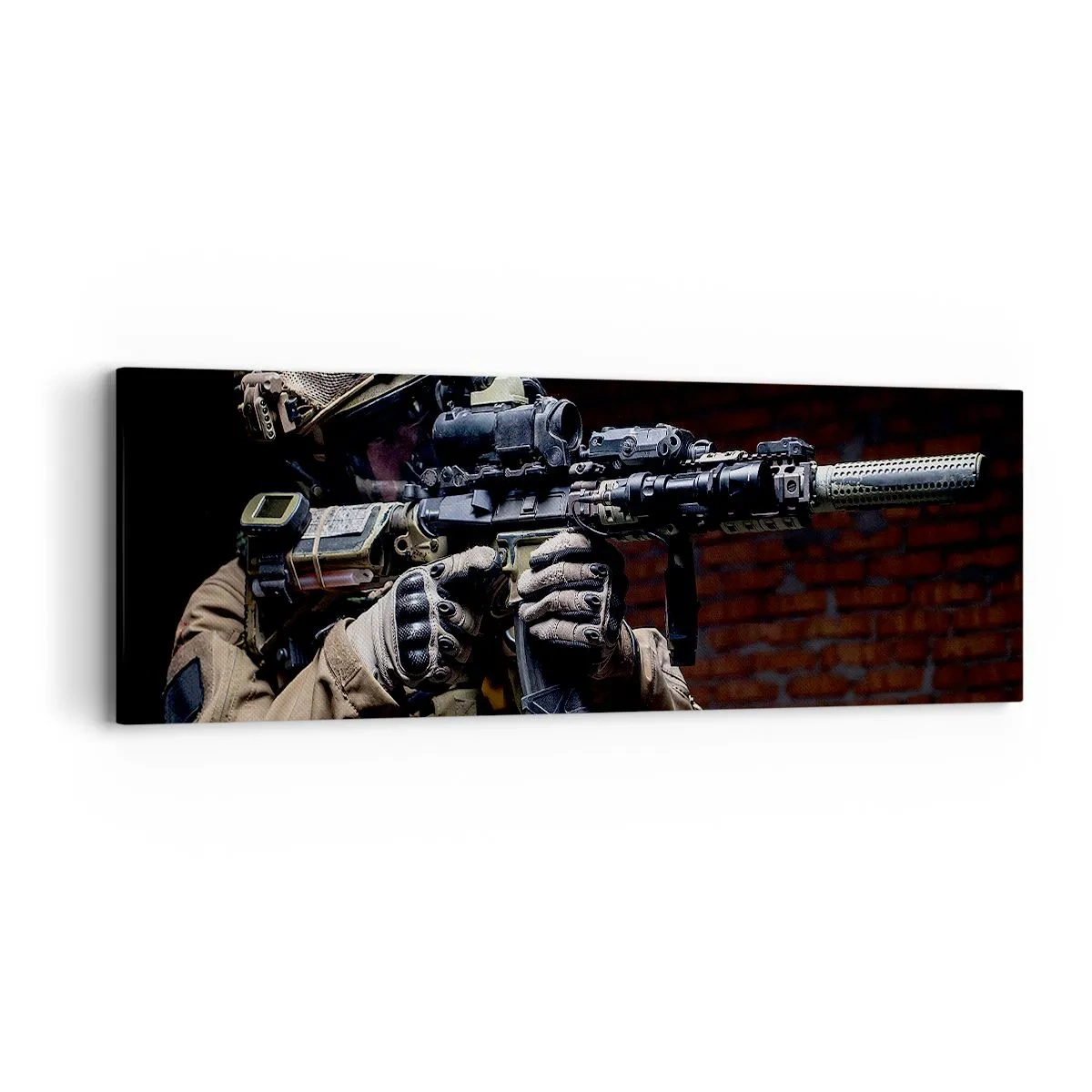 Tablou pe pânză - Eficient mortal - 90x30 cm