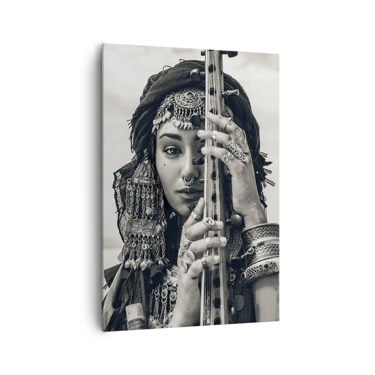 Tablou pe pânză - Muzica orientală în sine - 70x100 cm