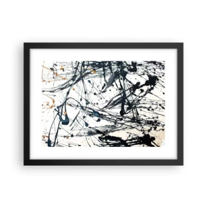 Poster în ramă neagră - Cu sau fără sens? - 40x30 cm
