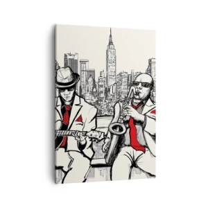 Tablou pe pânză - Improvizație la New York - 50x70 cm