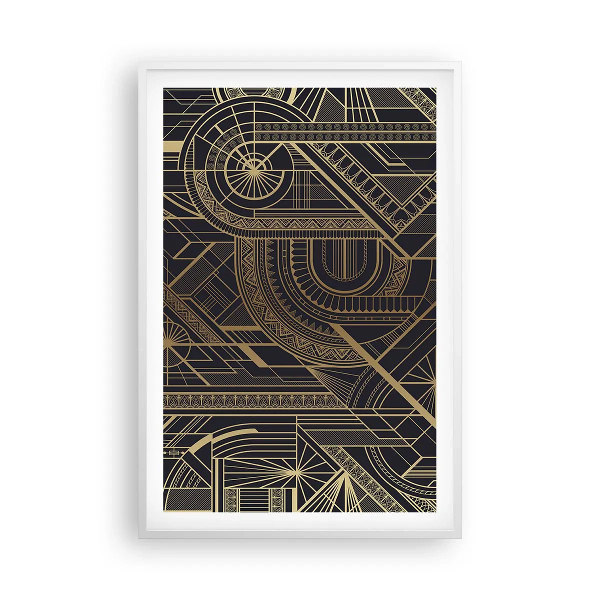 Poster în ramă albă - Concepte, idei, planuri - 61x91 cm