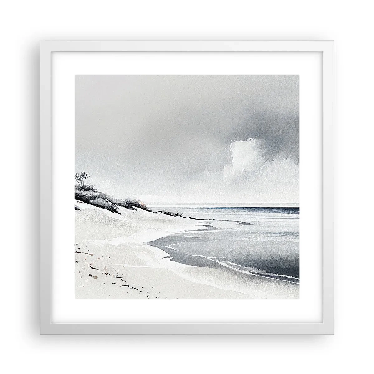 Poster în ramă albă - Întotdeauna împreună - 40x40 cm