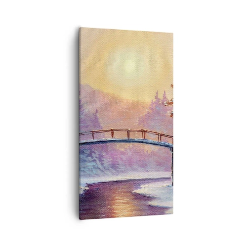 Tablou pe pânză - Cele patru anotimpuri - iarna - 55x100 cm