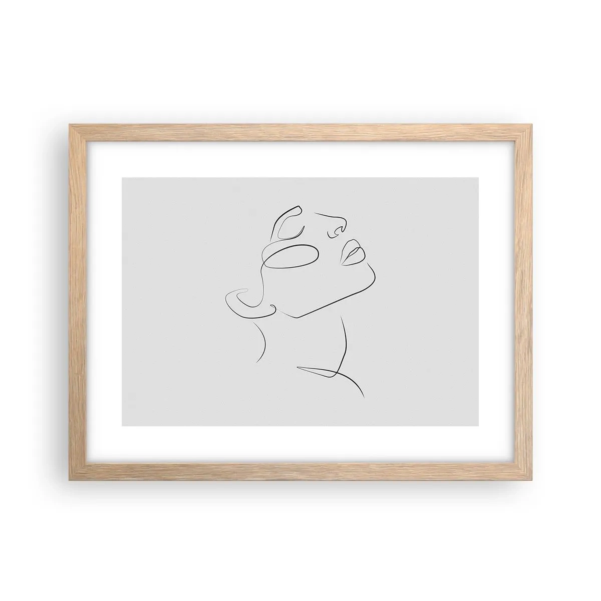 Poster în ramă de stejar deschis - Meandrele unui vis - 40x30 cm