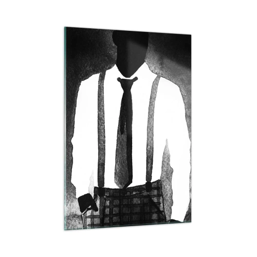 Tablou pe sticlă - Într-o atmosferă noir - 50x70 cm