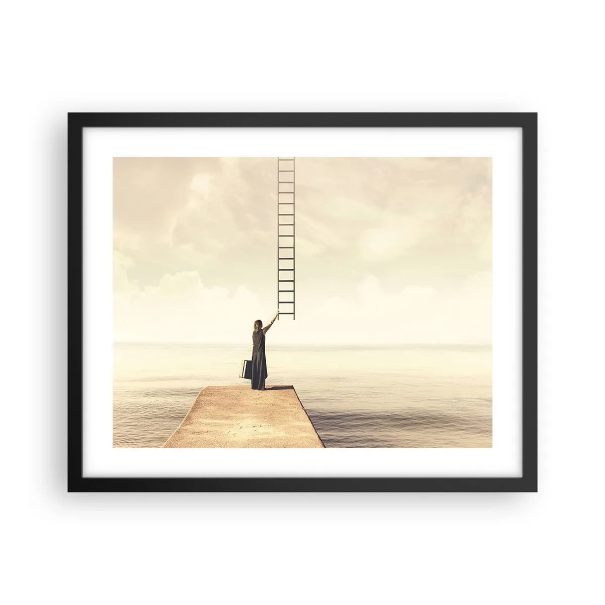 Poster în ramă neagră - O călătorie conceptuală - 50x40 cm