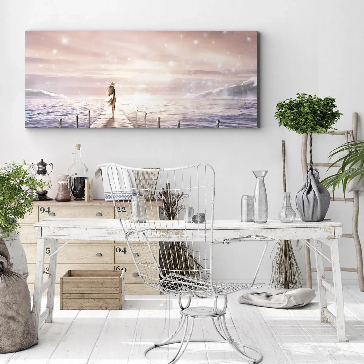 Tablou pe pânză - În lumina unui vis - 100x40 cm