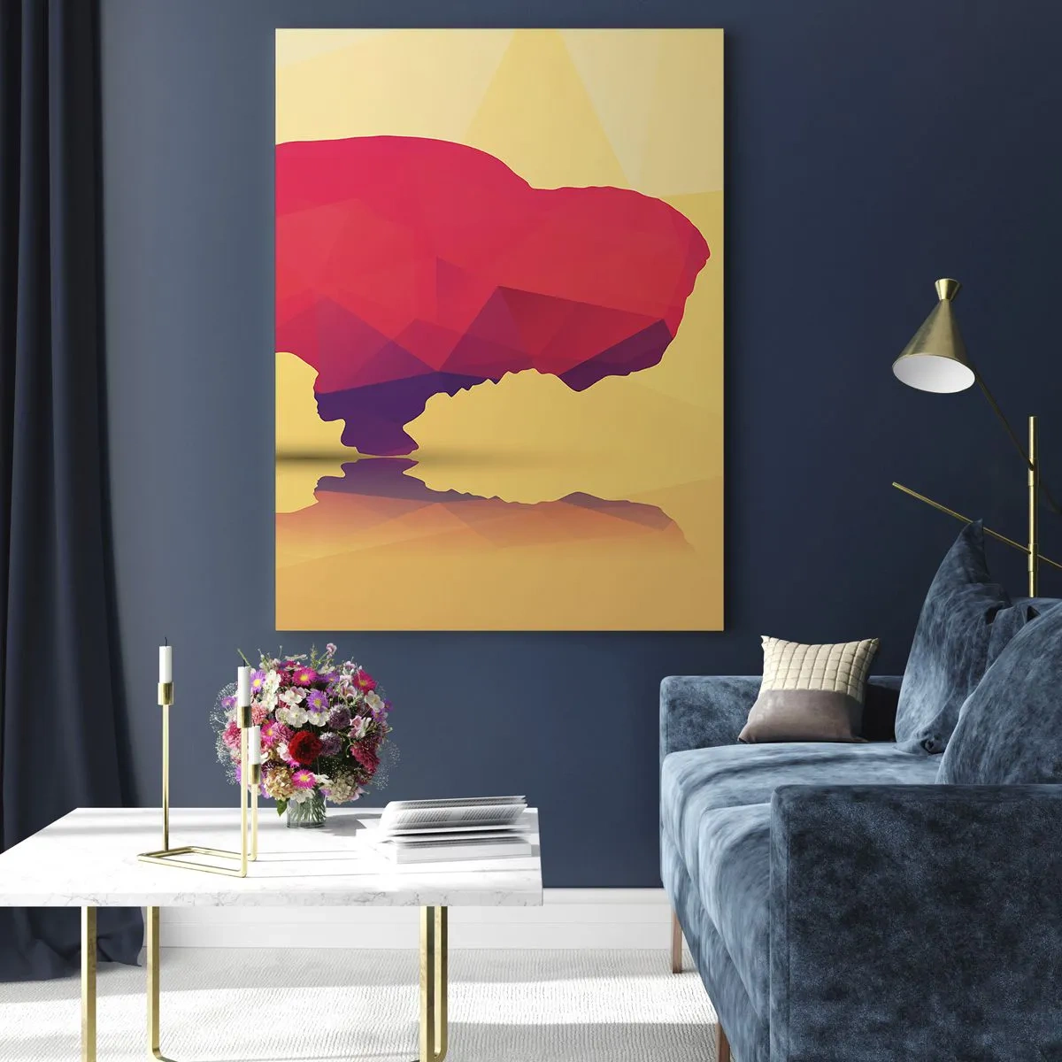 Tablou pe sticlă - Puterea amarantului de zimbru - 70x100 cm