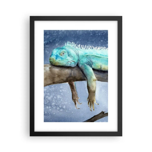 Poster în ramă neagră - Este bine! - 30x40 cm