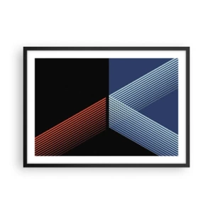 Poster în ramă neagră - O poveste simplă - 70x50 cm