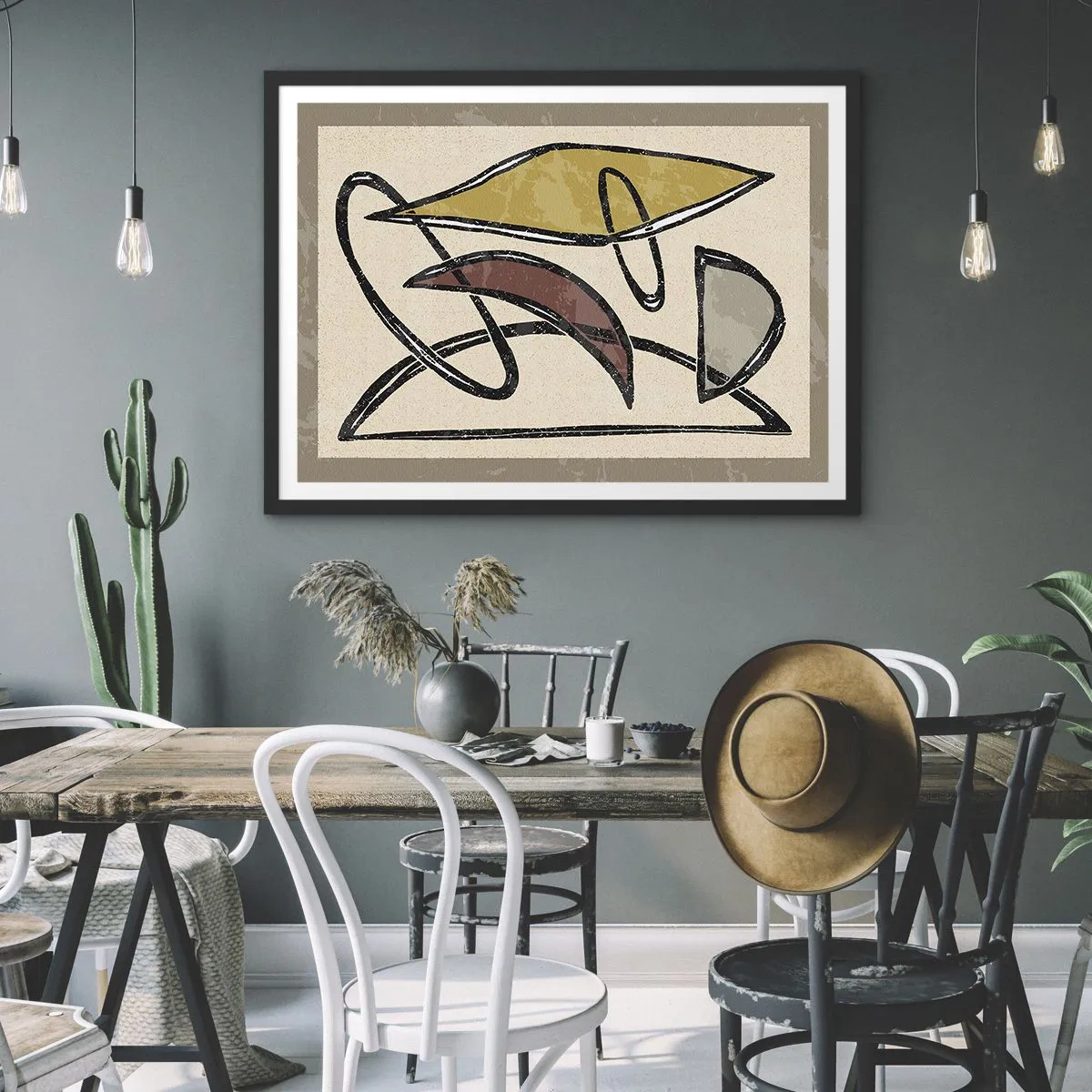 Poster în ramă neagră - Vertical și orizontal - 100x70 cm