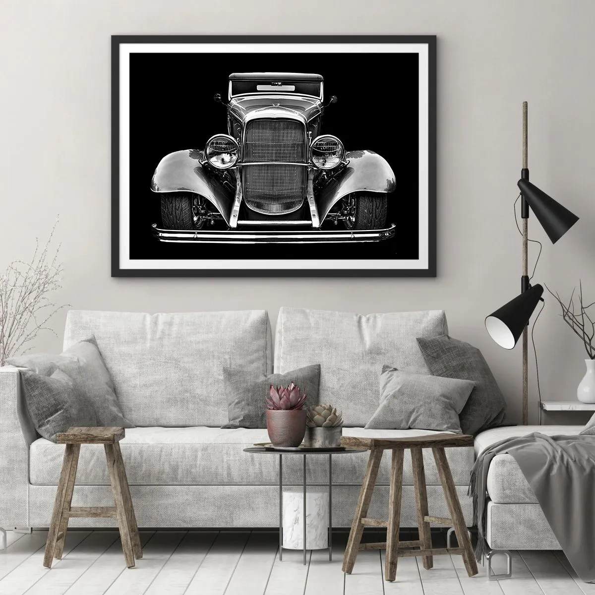 Poster în ramă neagră - Un adevărat gentleman - 40x30 cm