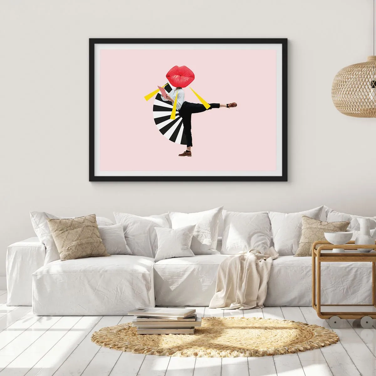 Poster în ramă neagră - Artă pop suprarealistă - 40x30 cm