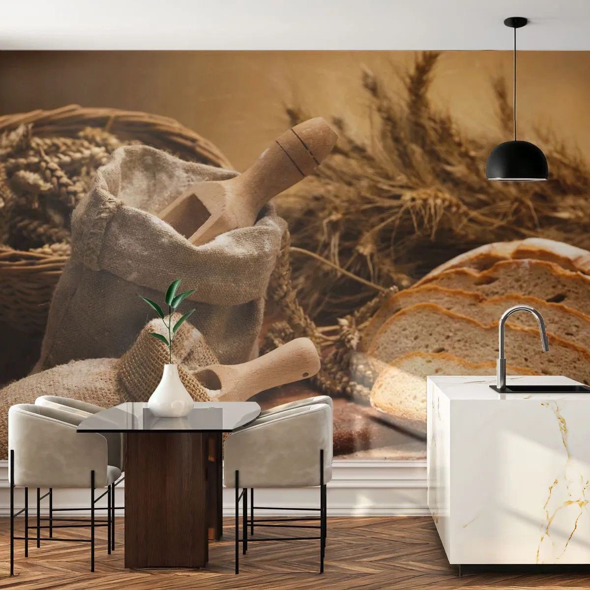 Tapet Premium Canvas - Oprire violentă - Gastronomie, Pâine, Pâine - 150x105 cm