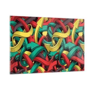 Tablou pe sticlă - Pe unde să mergem? - 120x80 cm