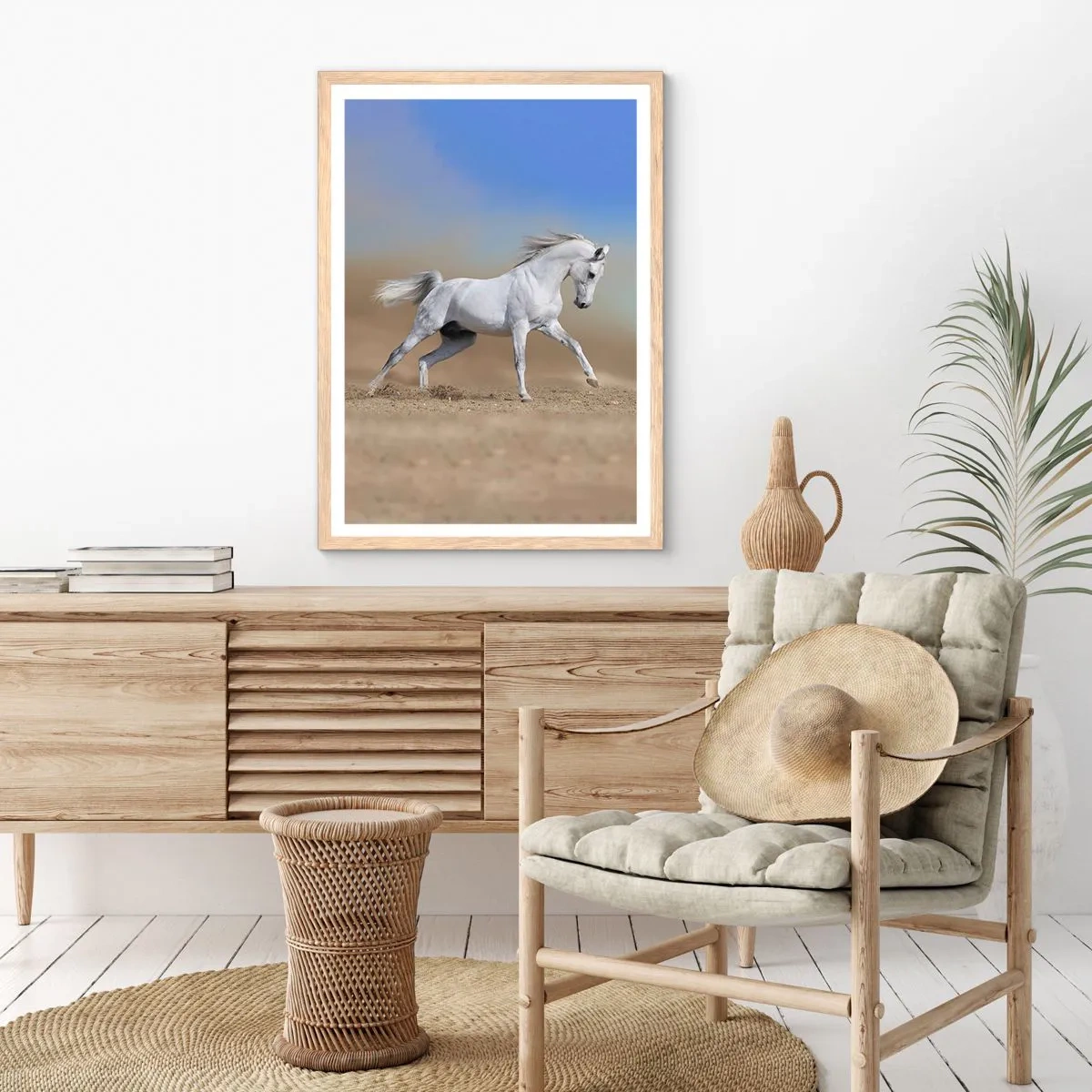 Poster în ramă de stejar deschis - Cea mai frumoasă poveste arabă - 40x50 cm