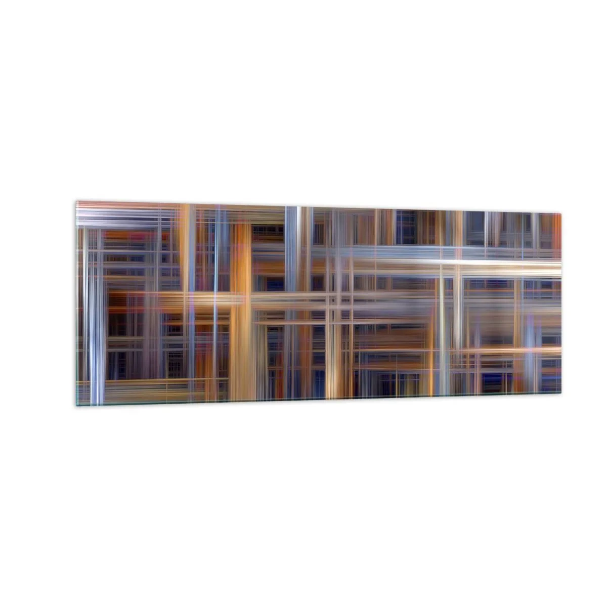 Tablou pe sticlă - Țesut din lumină - 140x50 cm