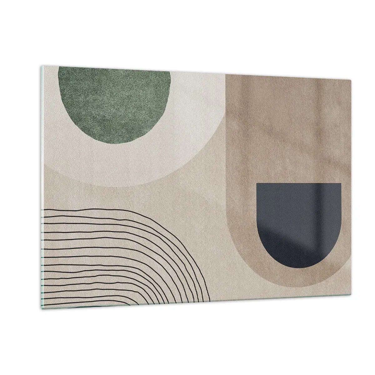 Tablou pe sticlă - Blândețea ovalului - 120x80 cm