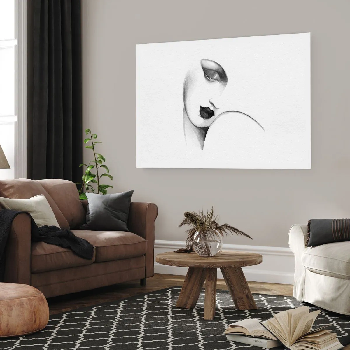 Poster - În stilul Lempickei - 100x70 cm
