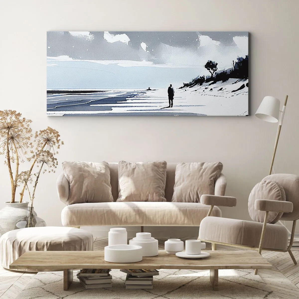Tablou pe pânză - Singuratic - 140x50 cm