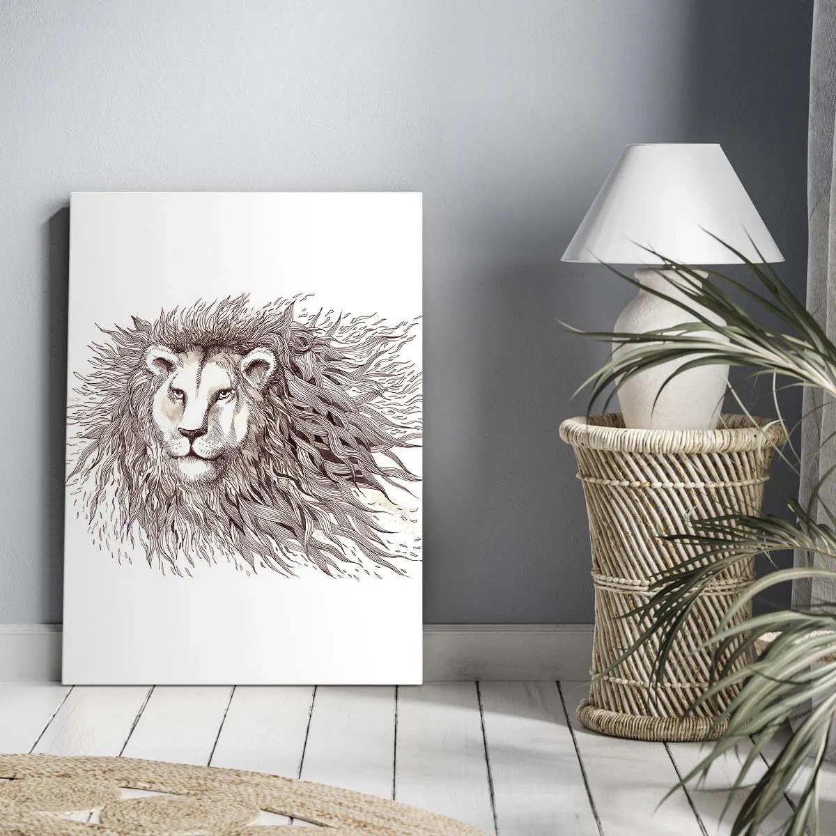 Tablou pe pânză - Împăratul flamboaiant - 50x70 cm
