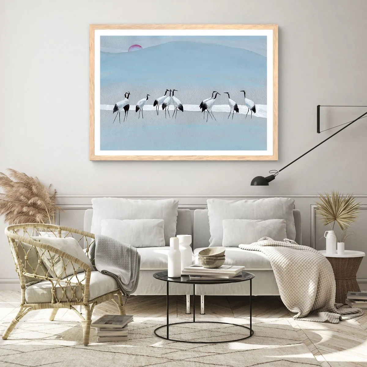 Poster în ramă de stejar deschis - După o zi fierbinte - 100x70 cm