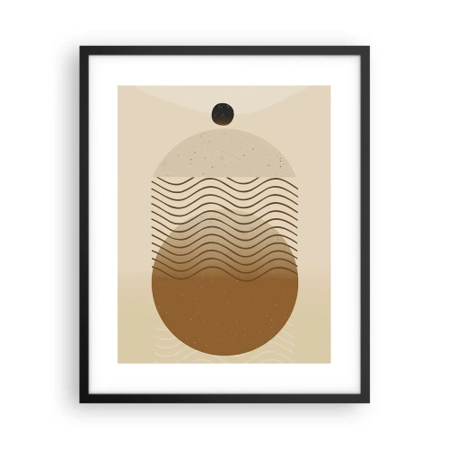 Poster în ramă neagră - Despre originea figurilor geometrice - 40x50 cm