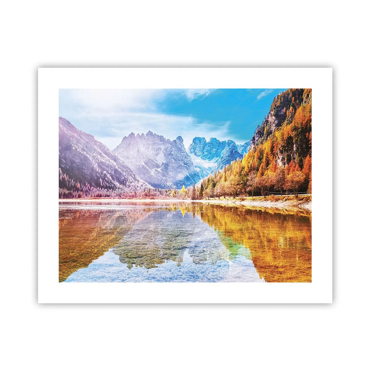 Poster - Iar în munți începe toamna - 50x40 cm
