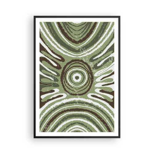 Poster în ramă neagră - Explozie de emoții - 70x100 cm