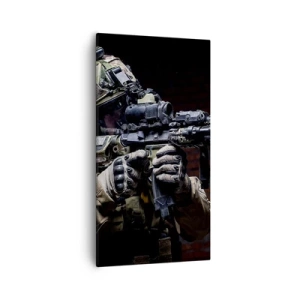 Tablou pe pânză - Eficient mortal - 55x100 cm