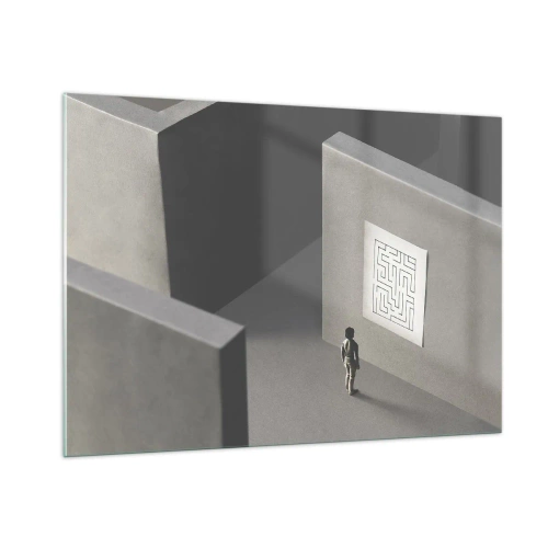 Tablou pe sticlă - Dar unde sunt? - 100x70 cm