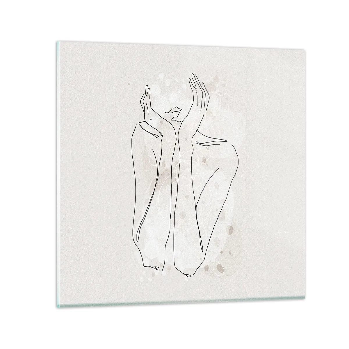 Tablou pe sticlă - Un moment pentru vis - 40x40 cm