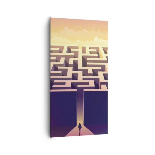 Tablou pe pânză - Momentul deciziei - 65x120 cm